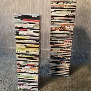 Handmade Rolled Newspaper Vases (2)